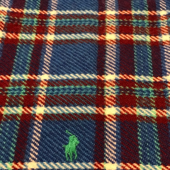 POLO Ralph Lauren 100% Merino Wool 58”x14” - Picture 8 of 9